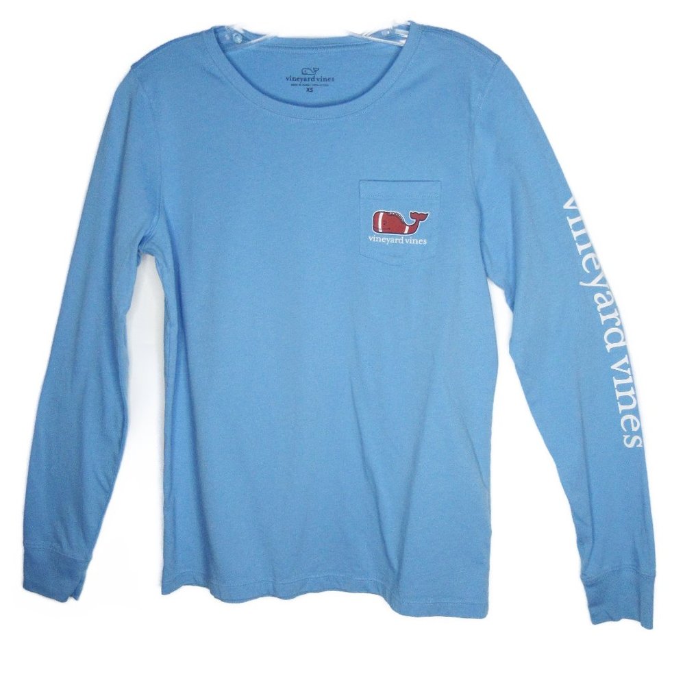 Vineyard Vines Light Blue Long Sleeve Tee